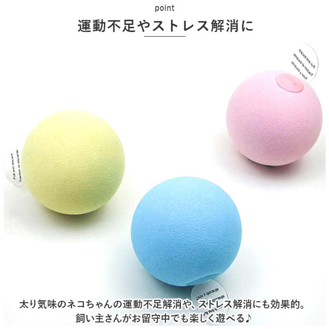 ねこ おもちゃ ボール 通販 オモチャ 猫じゃらし ねこじゃらし 玩具 球 一人遊び 猫 ネコ 音 かわいい 可愛い 猫用 ペット 猫用品 猫グッズ ペットグッズ グッズ 3色 ・