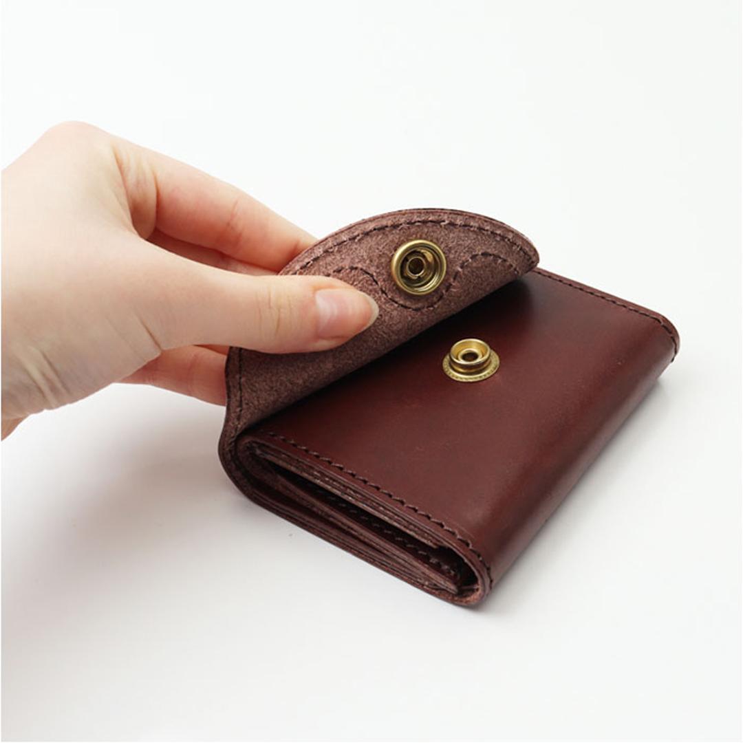 三つ折り財布 メンズ 通販 日本製 財布 さいふ 栃木レザー お札入れ カード入れ ブランド 革製品 レザーグッズ レザークラフト かっこいい おしゃれ 男性 コンパクト シンプル 卒業 就職祝い 誕生日 お祝い KC,s ケイシイズ ギフト プレゼント タン ・