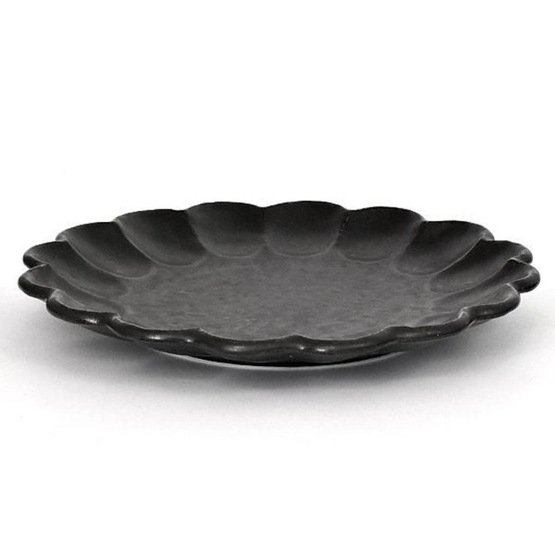 美濃焼 皿 通販 日本製 お皿 プレート 美濃 焼 14cm 小皿 取り皿 銘々皿 和食器 おしゃれ モダン かわいい 花形 花型 お花 電子レンジ対応 食洗機対応 ケーキ デザート 朝食 おやつ 夕食 リンカ 14プレート グルメスタイル キッチン用品 ホワイト ・