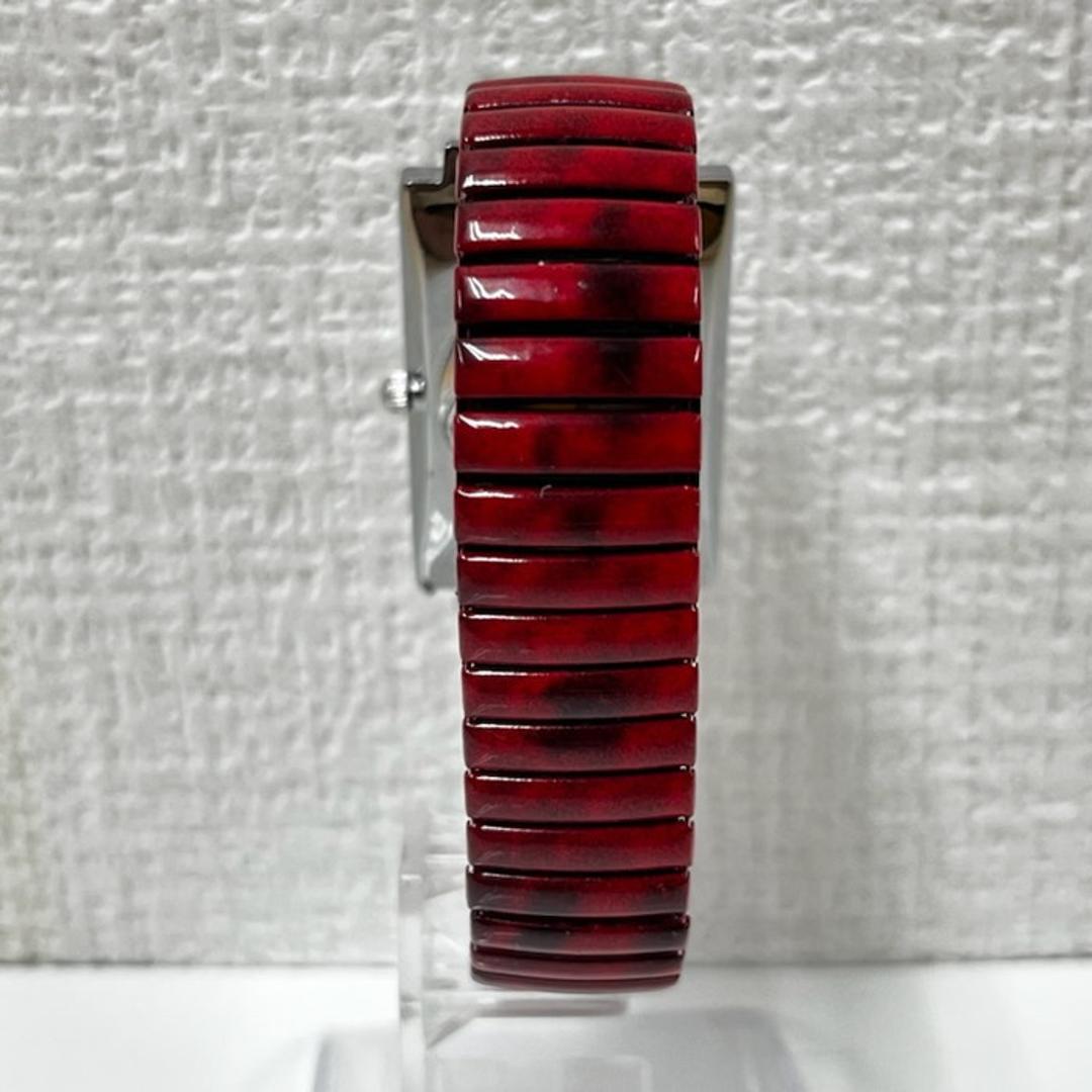 腕時計 レディース ジャバラ 通販 蛇腹腕時計レディース じゃばら 蛇腹 リストウォッチ アナログ 時計 レディース時計 四角 長方形 メンズ レディース腕時計 ジャバラ時計 おしゃれ オシャレ かわいい 可愛い ACONTeG アコンテジ L446SQ ブラック ・