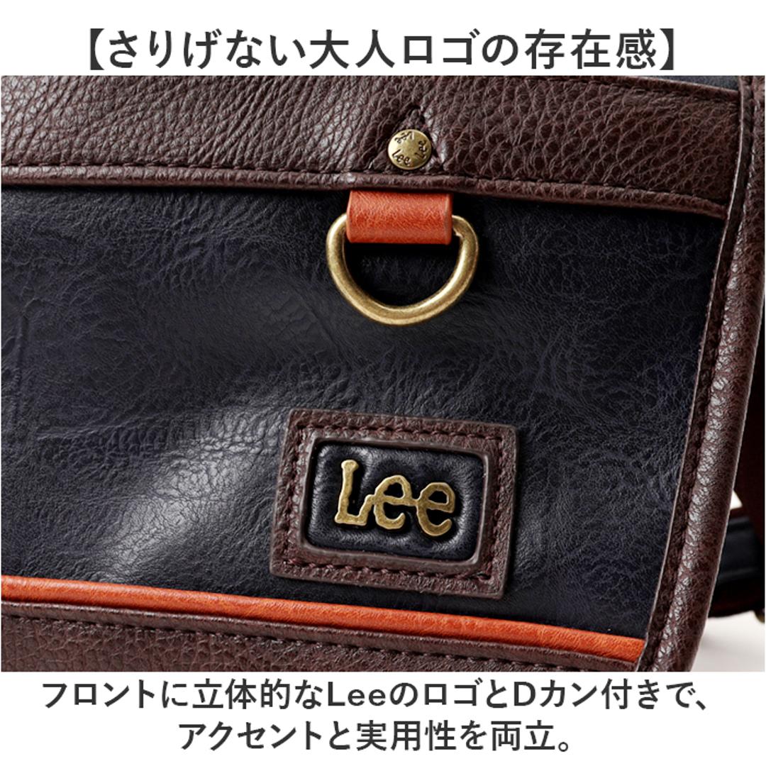 Lee リー ショルダーバッグ 通販 バッグ ショルダーバック メンズ レディース 斜めがけ おしゃれ 斜め掛け ななめ掛け 斜めかけ 大人 シンプル 無地 ギフト ショルダー 肩掛け バック かばん 鞄 オシャレ 贈り物 かっこいい BLACK ・