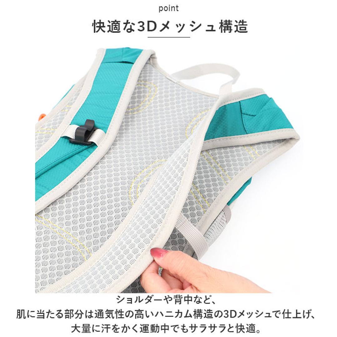 ランニング バックパック 軽量 通販 ランニングバック ランニングバッグ サイクリングバック サイクリングバッグ サイクリングリュック リュック リュックサック コンパクト ジョギング トレラン ハイキング 自転車 スポーツ 登山 ウォーキング ユニセックス グリーン ・