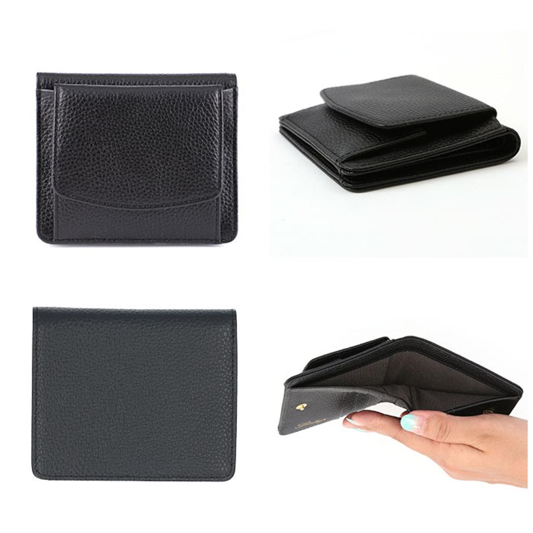 LIZDAYS リズデイズ 二つ折り財布 通販 lz-z65121 折財布 折り財布 スキミング防止 財布 ミニウォレット 小さめ さいふ サイフ ミニ財布 革 本革 レザー レディース 小銭入れ コンパクト おしゃれ かわいい きれいめ サーモンピンク ・