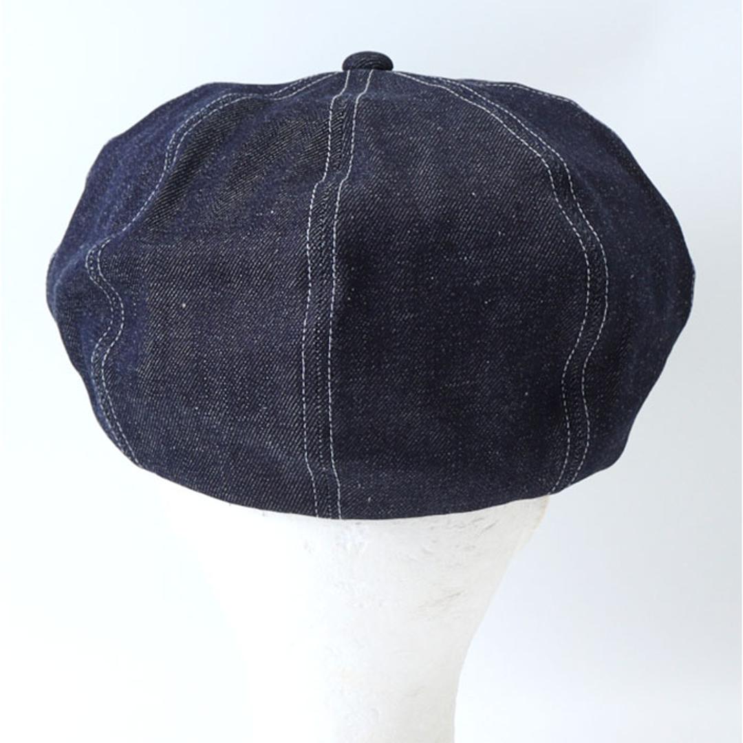 キャスケット メンズ 通販 日本製 キャスケットベレー ベレー帽 帽子 立体ベレー ハンチング 岡山デニム 岡山産 ミスターカバー mr.cover 8パネル 12オンス 12onz ボリューム リジットデニム おしゃれ ブラック ・