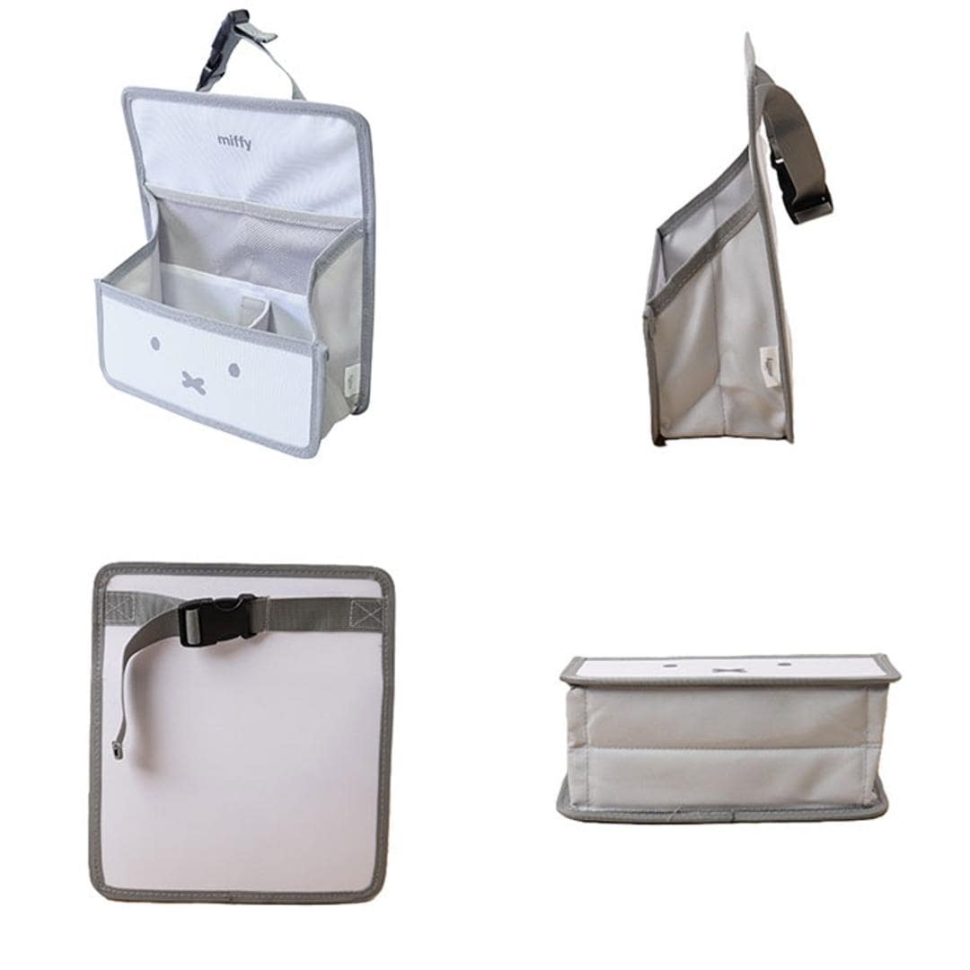 マルチポケット 車 通販 ヘッドレスト 車内収納 キャラクター ドライブポケット かわいい 車収納 車内 小物整理 車用ポケット収納 シートポケット 収納ポケット アクセサリー バックインバック 車用品 ニコット 贈り物 ギフト ミッフィーフェイス ・