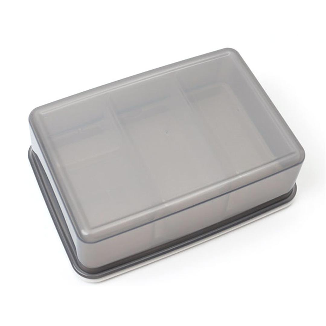 弁当箱 小分けケース付き 通販 お弁当箱 小分け ケース ランチボックス MODULE LUNCH BOX GRID L お弁当用 電子レンジOK レンジOK 冷凍保存 作り置き おかず 冷凍 冷凍食品 ピッタリ入る つくりおき 時短 楽々 らくらく 便利 レッド ・