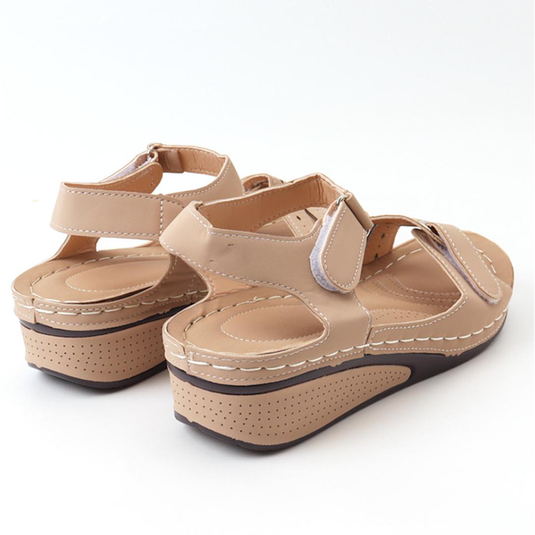 ストラップサンダル レディース 通販 ストラップ サンダル レディースサンダル ビーチサンダル コンフォートサンダル カジュアルシューズ レディースシューズ 歩きやすい カジュアル ビーチ 女性用 女性 可愛い かわいい 夏用 夏 おしゃれ オシャレ ベージュ 35(22.5cm)