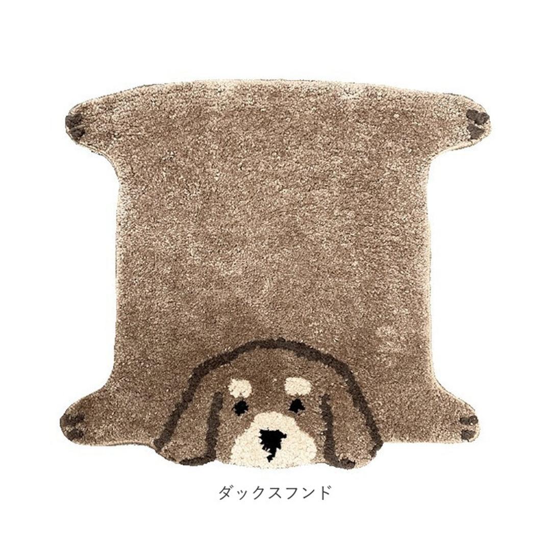 ミニマット かわいい 通販 犬のひらきマット マット ラグ 玄関マット キッチンマット 滑り止め フロアマット ドアマット ベッドサイドマット 滑り止め付 おしゃれ 可愛い グッズ 犬好き いぬ イヌ インテリア 雑貨 シュナウザー ・