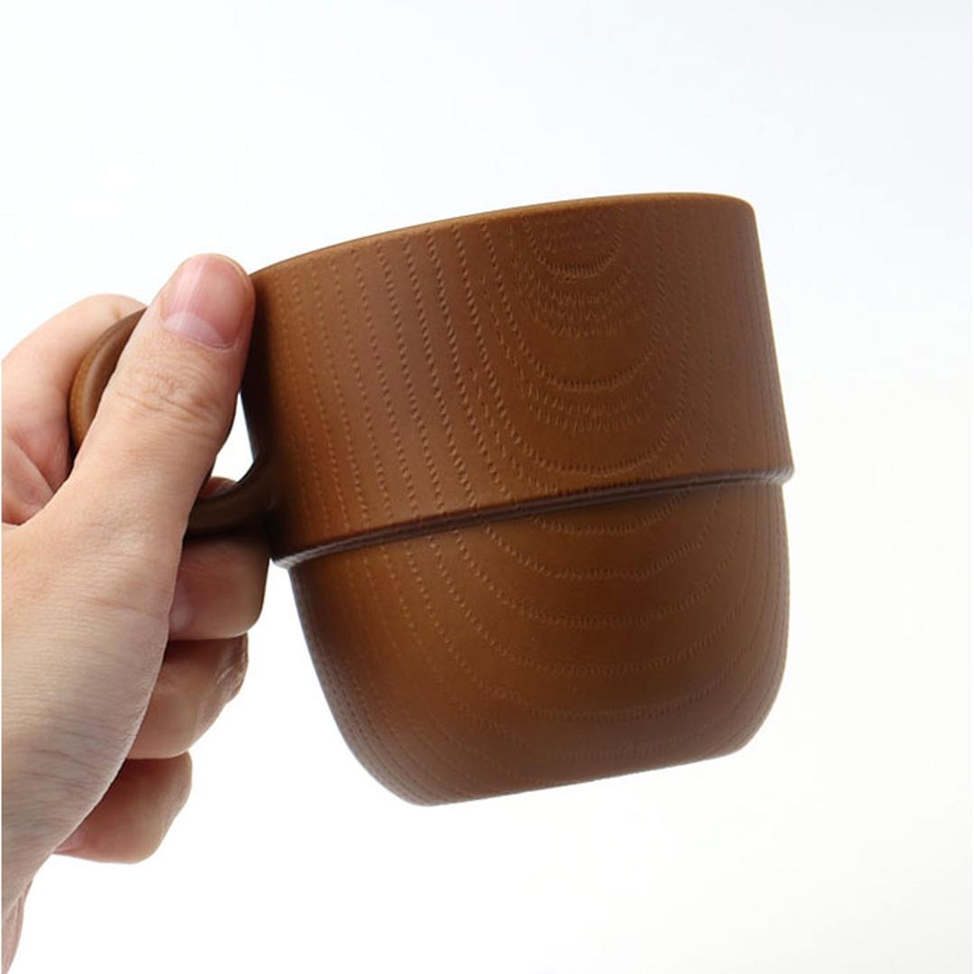 NH home エヌエイチホーム カップ 木目 通販 日本製 国産 マグカップ コップ 食器 和食器 スタッキングカップ 軽い 軽量 丈夫 小さい 小さめ 洗いやすい 電子レンOK 食洗機OK 割れにくい キッズ 大人 カフェ キッチン用品 ナチュラル ・