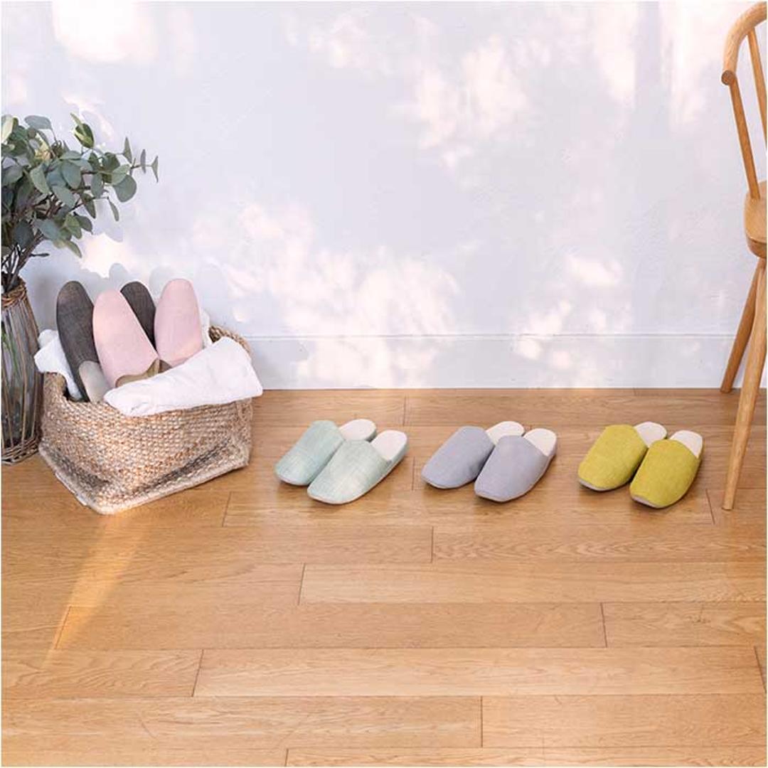 スリッパ 洗える 通販 ルームシューズ 前詰まりスリッパ 自宅用 来客用 手洗い可 来客用スリッパ 室内履き メンズ レディース おしゃれ オシャレ シンプル 可愛い かわいい 参観日 母の日 引っ越し 新居 家族 カップル オールシーズン ギフト 贈り物 GREIGE Mサイズ