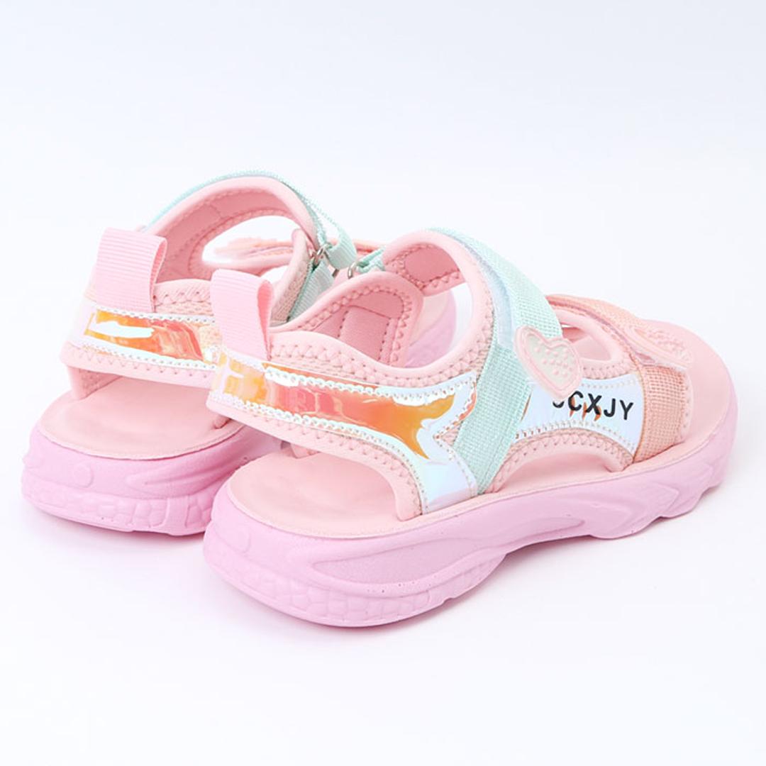 キッズ サンダル 通販 スポーツサンダル ビーチサンダル 子ども靴 前あき アクアシューズ 子供靴 ウォーターシューズ 女の子 こども用 かわいい 可愛い 軽い 歩きやすい 脱ぎ履き簡単 おしゃれ 旅行 アウトドア 通園 通学 ギフト Aタイプ 【即日発送】28(19cm)