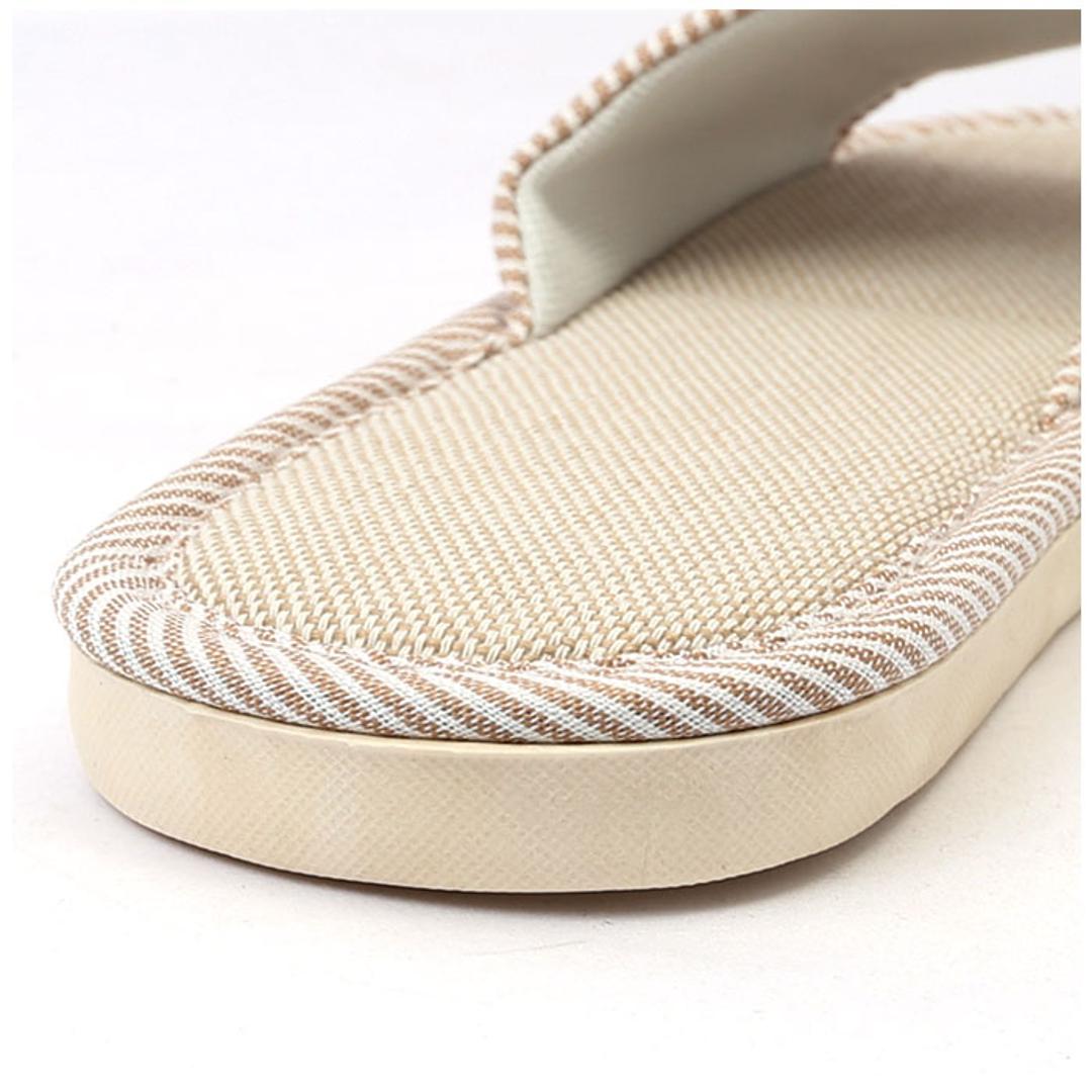 リネン スリッパ 通販 ルームシューズ 室内履き サンダル 部屋履き ルームスリッパ 夏用 室内 メンズ レディース 来客用 来客 かわいい 春夏 春 夏 秋 滑り止め 履きやすい 歩きやすい 前あきスリッパ 生活雑貨 日用品雑貨 ローズ 【即日発送】36-37(23cm)