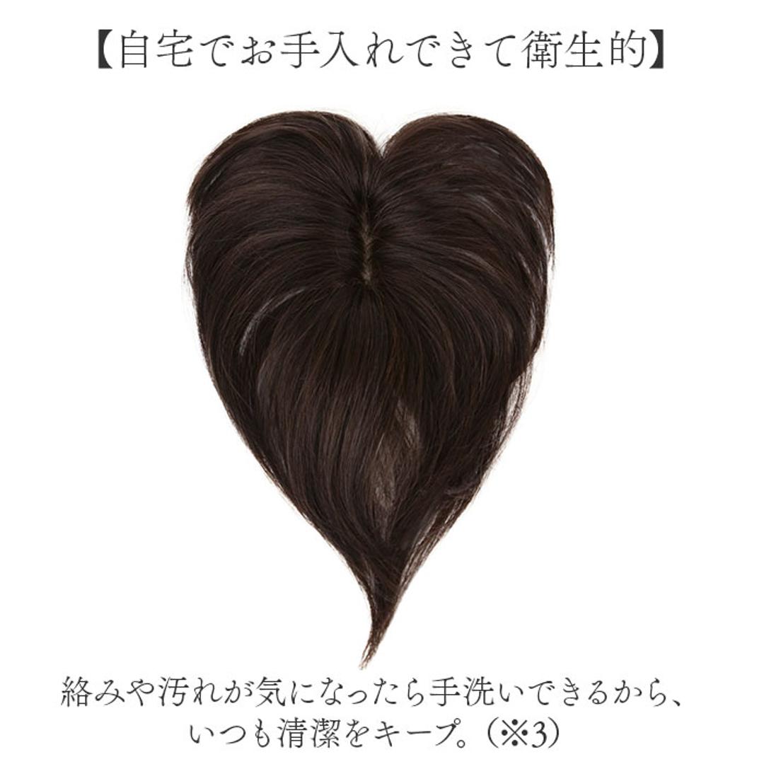 プリシラ 部分 ウィッグ prisila ST-100 通販 かつら 女性 レディース 部分ウィッグ ポイントウイッグ ヘアピース ポイントウィッグ ウイッグ 頭頂部 つむじ 白髪隠し 白髪かくし カツラ 人毛100% 人 毛 100 分け目 増毛部分かつら ZBDK/人毛ダークブラック ・