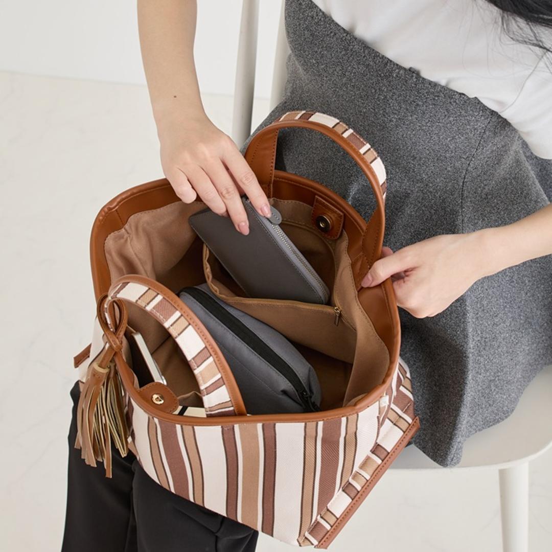 ルートート rootote トートバッグ 3585 通販 トートバック 手持ちバッグ 手提げバッグ 手提げカバン 通勤 通学 DELI デリ 小さめ 舟形 レディース おしゃれ かわいい シンプル 大人 可愛い きれいめ 上品 タッセル付き カジュアル Pastel ・