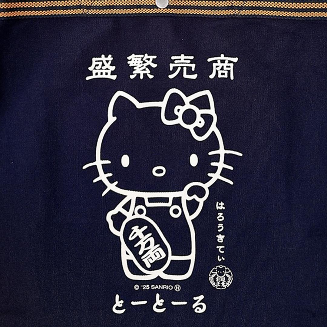 ROOTOTE ルートート トートバッグ 8495 通販 トートバック ショルダーバッグ 斜め掛けバッグ 斜めがけバック サンリオ ハローキティ A4 Hello Kitty TALL トール 肩掛け 縦型 縦長 キャラクター 和風 和柄 レディースバッグ 商売繁盛 ・