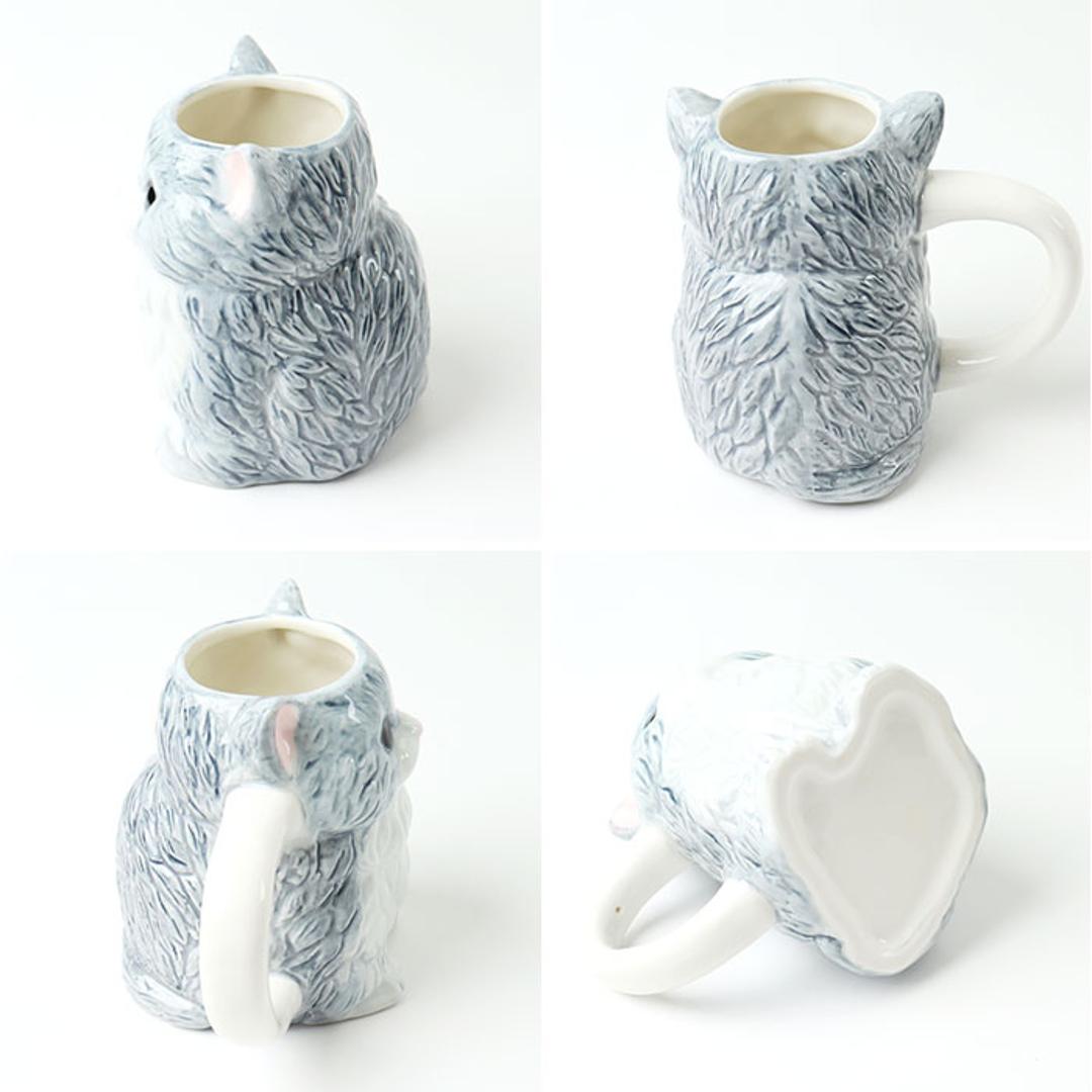 マグカップ アニマル 通販 ダイカットマグ コップ ペン立て ペンスタンド マグ カップ 動物 かわいい おしゃれ 可愛い 箱入り ギフト 贈り物 コーヒーカップ ティーカップ 食器 洋食器 コーヒー用品 お茶用品 キッチン用品 ねこ ・