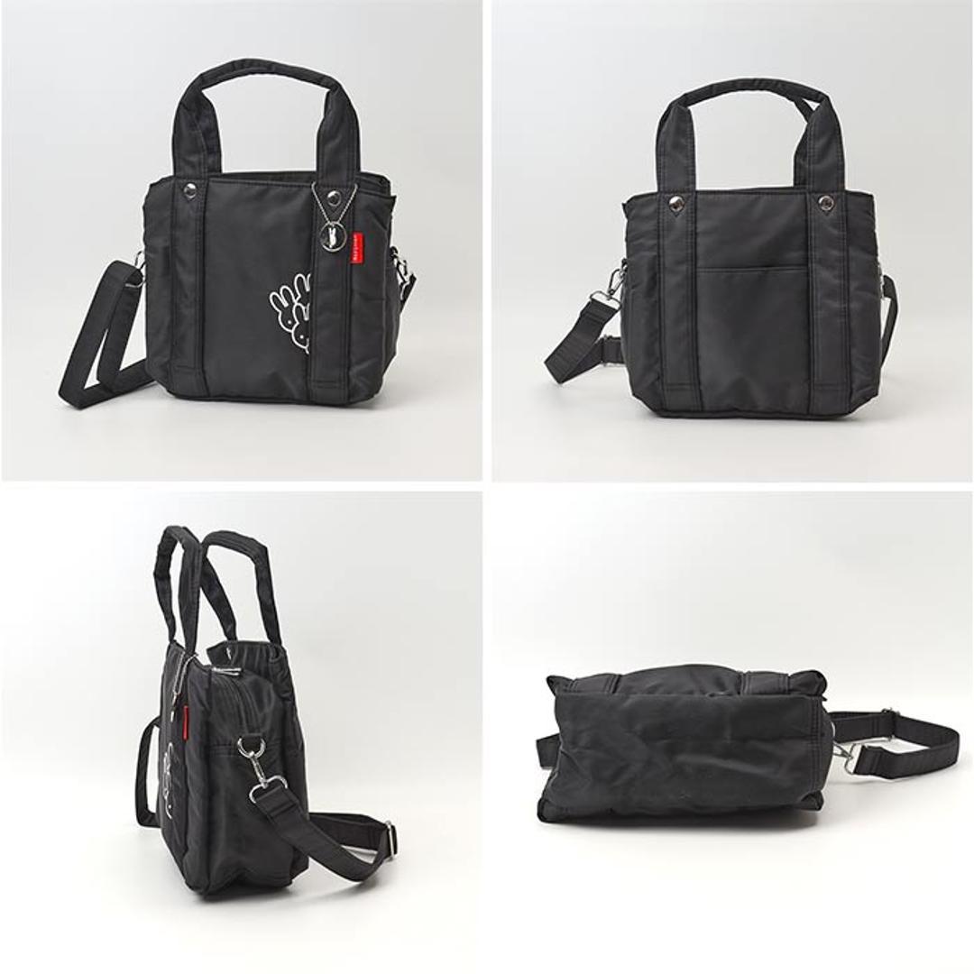 zucchero Dick Bruna トートバッグ 通販 トートバック トート 手提げ 手提げバッグ 手提げバック バッグ 鞄 カバン ベーシック シンプル 収納 ポケット 軽量 旅行 トラベル ズッケロ ディックブルーナ オシャレ おしゃれ ブラック ・