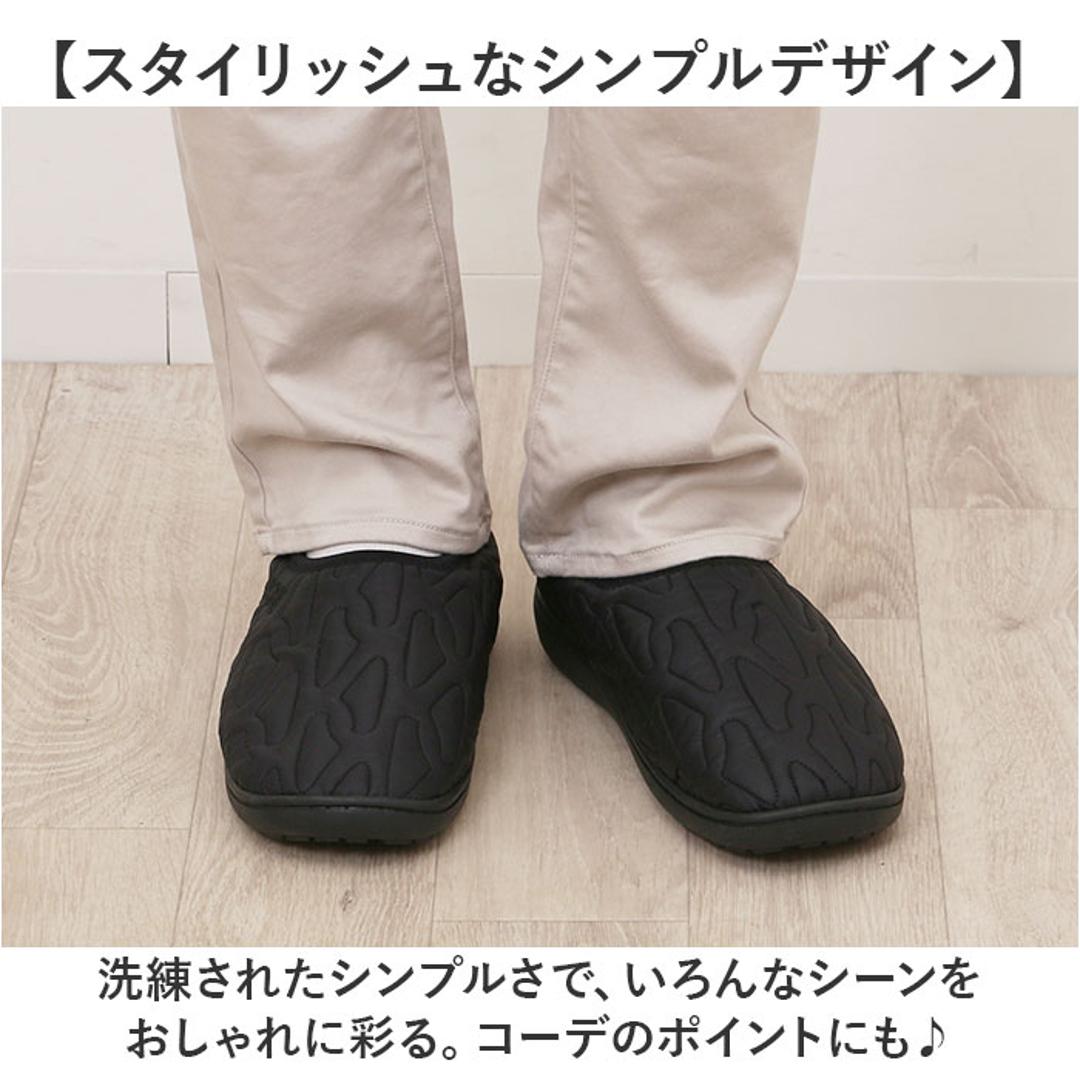 SUBU スブ 冬サンダル 通販 サンダル 冬用サンダル スリッポン ウィンターシューズ 防寒サンダル 靴 サボ 外履き つっかけ カジュアルシューズ VAMP Outline 履きやすい カジュアル 冬 冬用 お出かけ おでかけ アウトドア おしゃれ ブラック 23.0-24.0cm