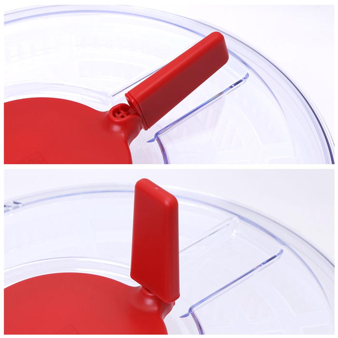 ヴィヴ viv 野菜 水切り 通販 サラダスピナー Lサイズ 野菜水切り器 野菜水切り サラダ ボウル ザル 洗いやすい 大きめ 台所用品 水切りかご シンプル おしゃれ キッチン雑貨 日本製 レッド ・