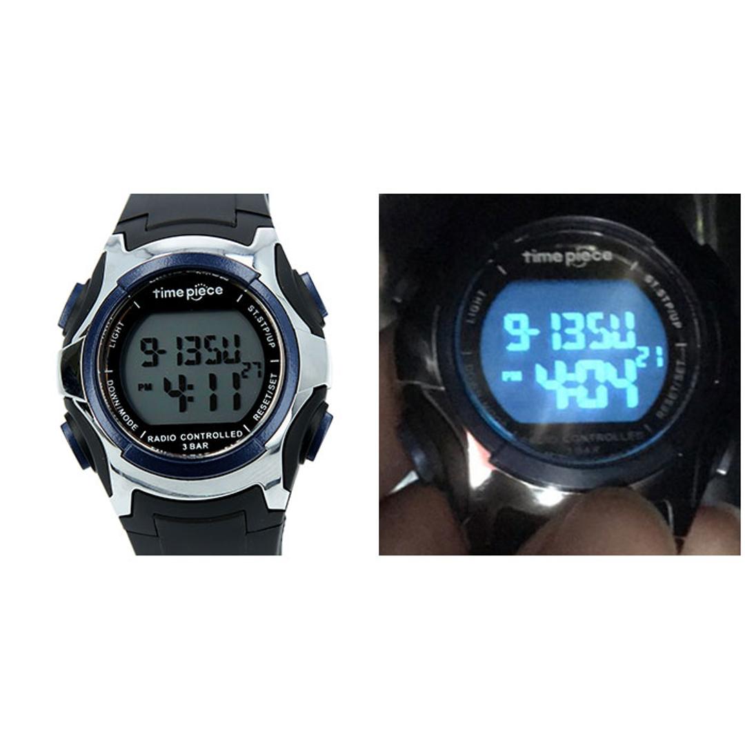 腕時計 メンズ ソーラー 電波 通販 生活防水 シンプル デジタル 電波時計 多機能 男の子 男子 男性 通勤 スポーツ ランニング 男女兼用 中学生 高校生 リストウォッチ time piece タイムピース TPW-001 TPW-002 TPW-001.GM ・