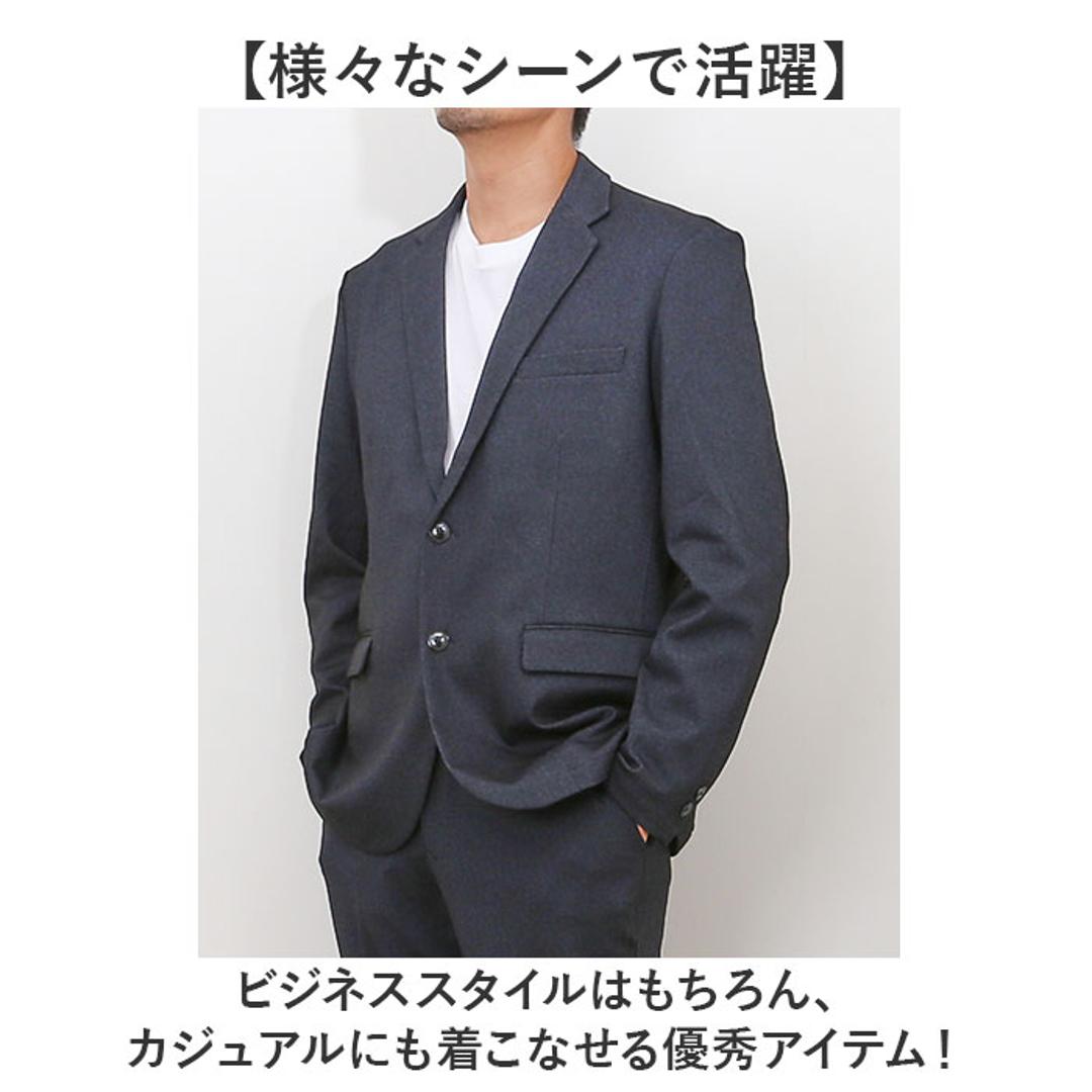 URBAN SQUARE テーラードジャケット 65301 通販 アーバンスクエア テーラード ジャケット メンズ ビジネスカジュアル オフィスカジュアル きれいめ 通勤 シンプル 無地 なめらか イージーケア アウター メンズファッション ヘリンボンGREY Sサイズ