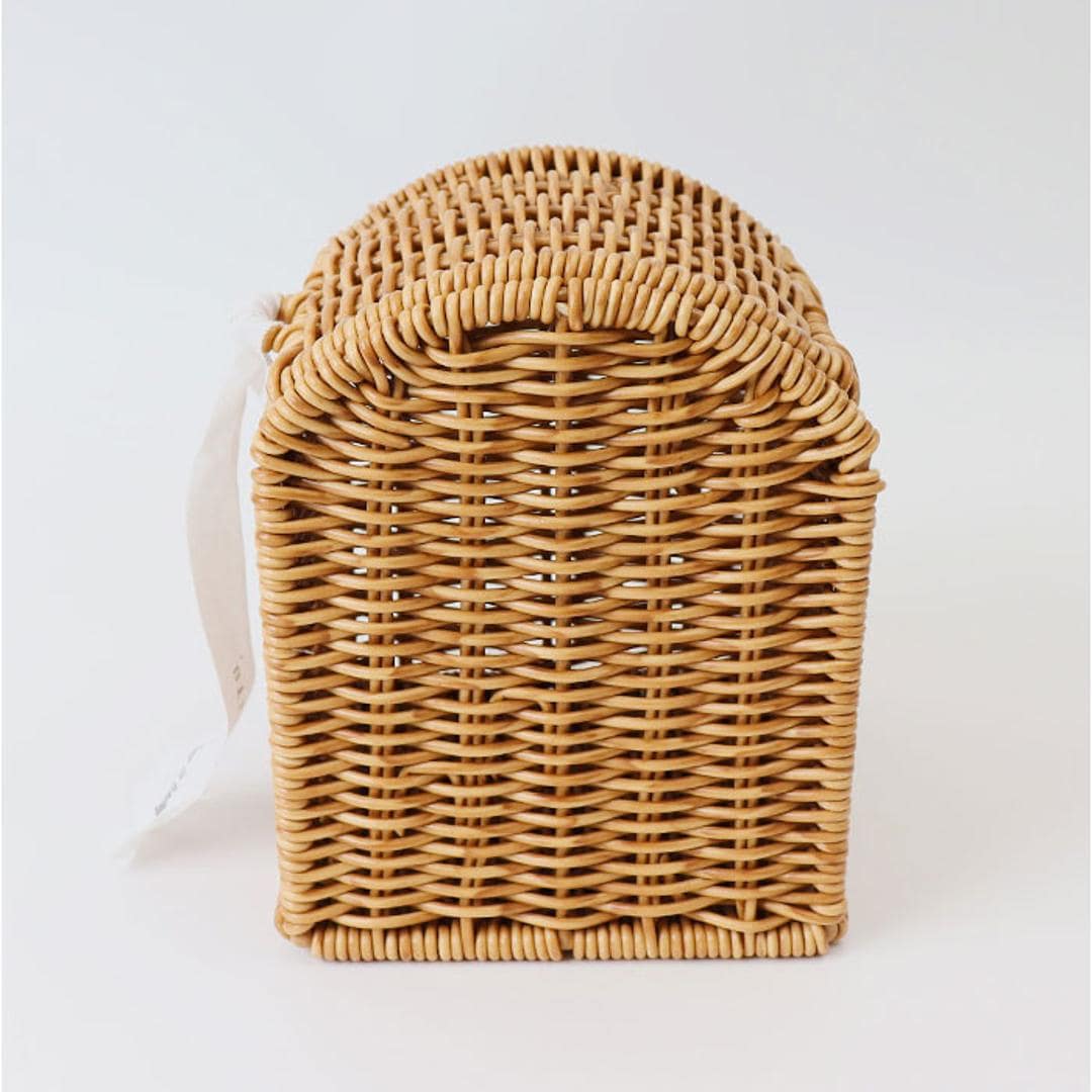 UTILE 洗えるバスケット ゴミ箱 卓上 通販 卓上ゴミ箱 ごみ箱 ごみばこ くず入れ 屑入れ ダストBOX 蓋付き フタ付き おしゃれ 台所 キッチン 袋が見えない PPラタン ナチュラル シンプル ユティルナイール Creer クレエ インテリア ナイール ・