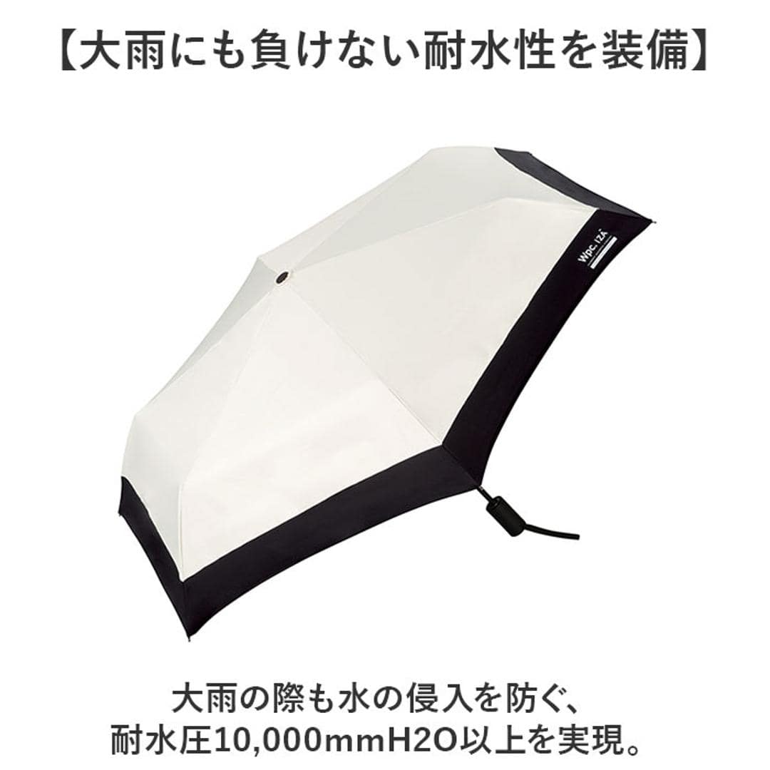 wpc ワールドパーティ 折りたたみ傘 自動開閉 通販 晴雨兼用傘 折り畳み傘 雨傘 日傘 傘 カサ かさ アンブレラ ワンタッチ ワンプッシュ 折り畳み 折りたたみ 晴雨兼用 遮光 日除け 日よけ メンズ レディース カジュアル IZA ブラック ・