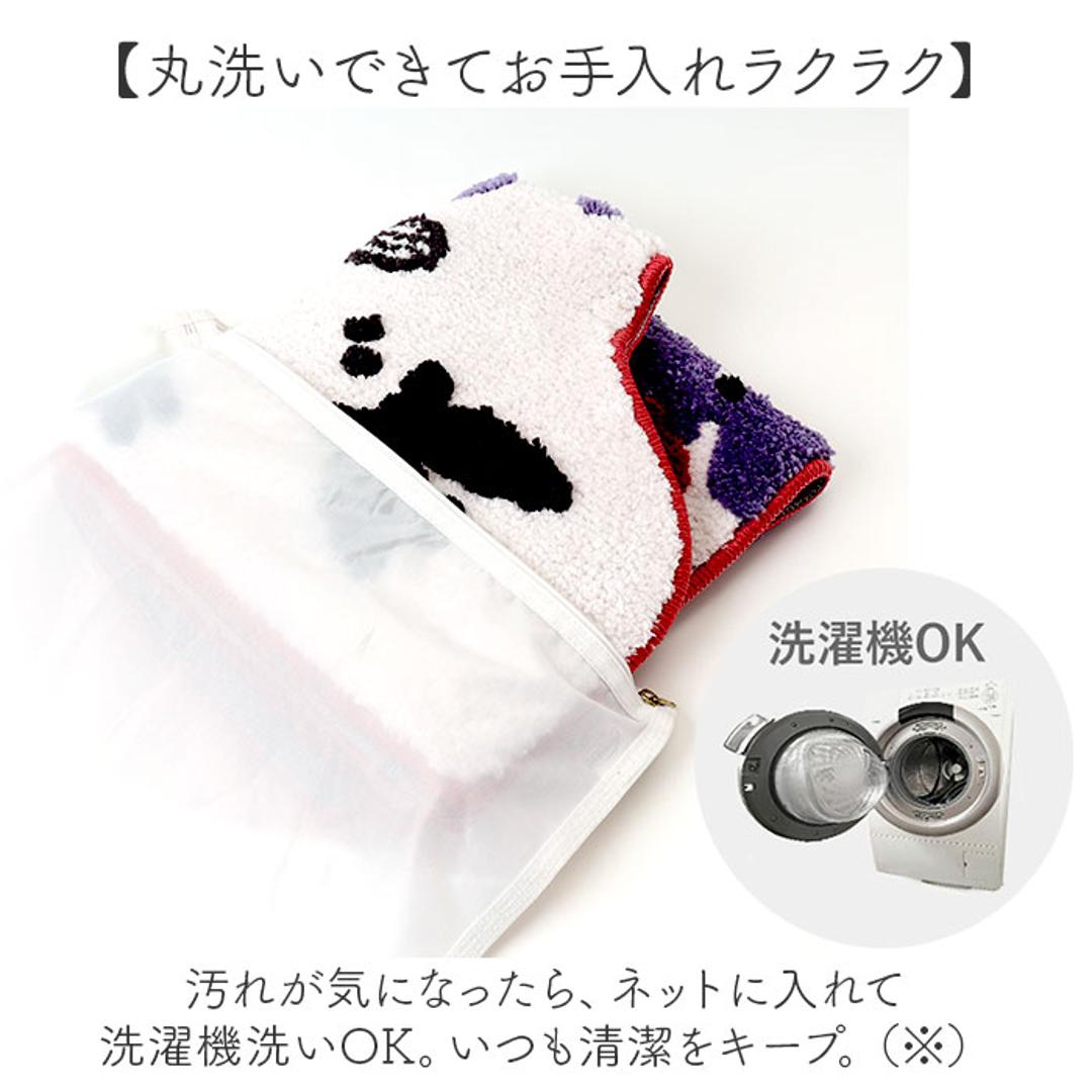 ムーミン トイレマット 通販 トイレ グッズ マット 足元マット トイレ足元マット 洗える 洗濯機で洗える 滑り止め ふわふわ おしゃれ かわいい 北欧 キャラクター MOOMIN 可愛い ちょうちょ 蝶々 ヨコズナクリエーション トイレファブリック トイレ用品 ペルホネンムーミン ・