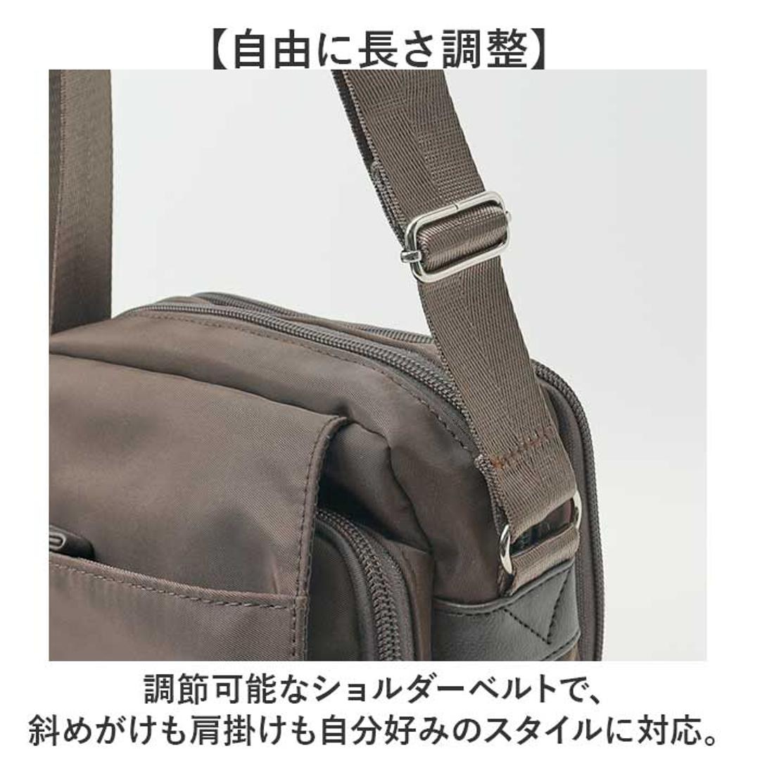 ショルダーバッグ ポケット多め 通販 レディース ショルダーバック 斜め掛けバッグ ななめがけ バッグ 斜めがけバック 斜めがけバッグ 斜め掛けバック 肩掛けバッグ 肩掛けバック メンズ ファスナー付き ポケット多い 多収納 ポケットの多い おしゃれ オシャレ ブラック ・