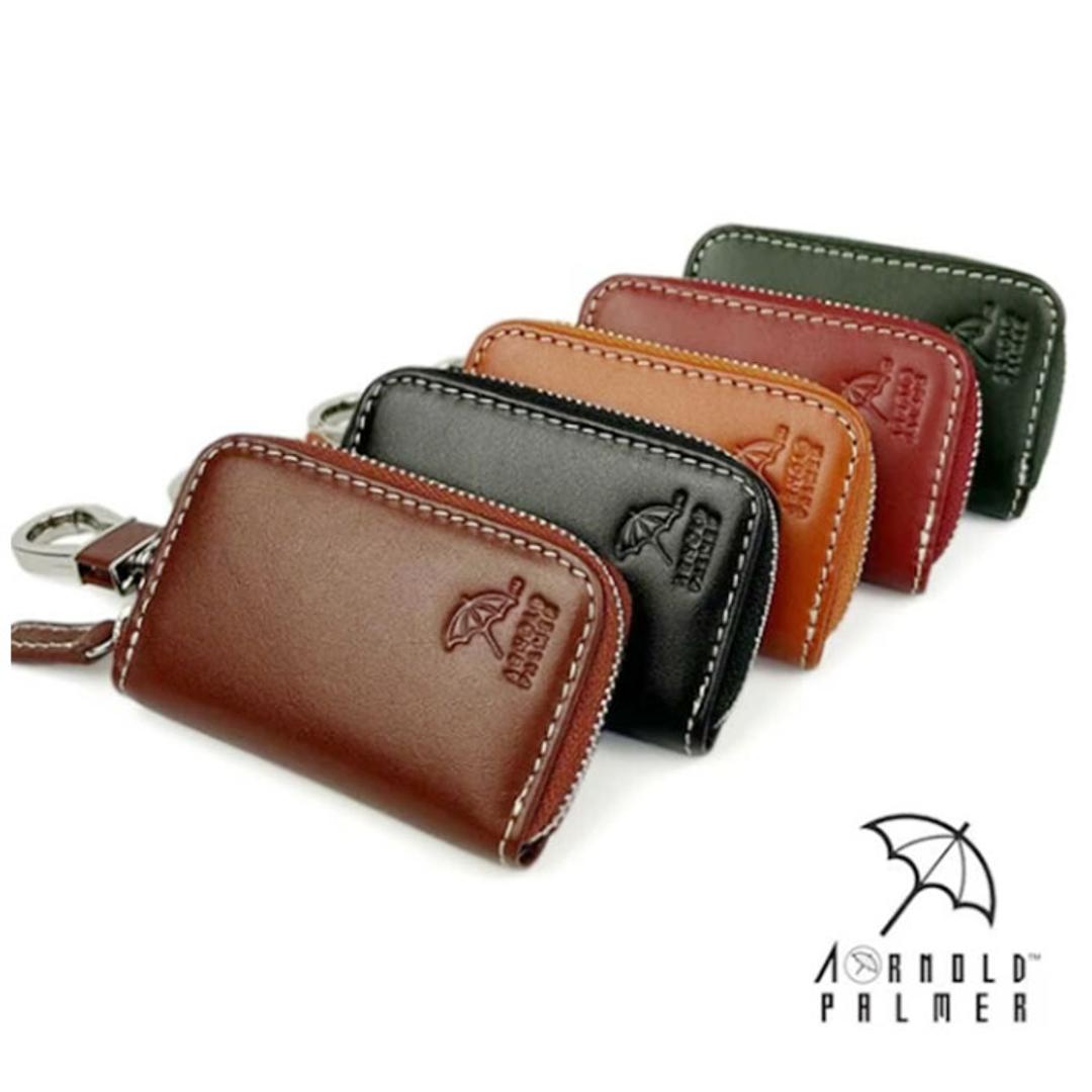 スマートキーケース 革 通販 Arnold Palmer アーノルドパーマー 牛革 レザー 本革 スマートキー キーケース メンズ レディース コンパクト シンプル おしゃれ 上品 収納 カギ かぎ 鍵 鍵入れ 父の日 贈り物 プレゼント ブラック ・