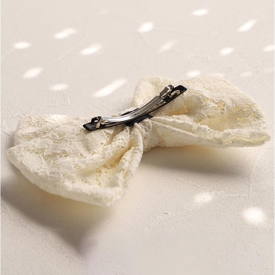 RORA ヘアクリップ 通販 ローラ エリザ バレッタ ヘアアクセサリー 髪飾り キッズ 子供 子ども こども リボン レース 大きめ しっかり かわいい おしゃれ 女の子 女子 入園式 卒園式 入学式 卒業式 フォーマル 発表会 結婚式 キッズファッション キナリ ・