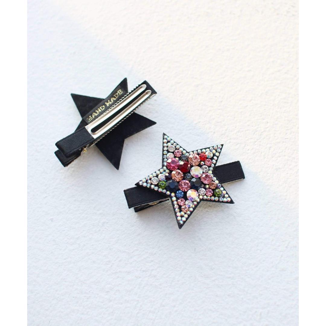 Rora ヘアクリップ キッズ 通販 ヘア クリップ 48472102 プラハジルコニアスターヘアクリップ 星 キラキラ 子供 女の子 卒園式 入学式 結婚式 発表会 かわいい オシャレ 可愛い ヘアアレンジ ヘアーアクセサリー ヘアアクセサリー キッズファッション クリスタル フリー