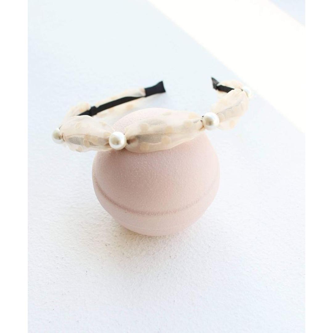 リボン カチューシャ キッズ パール 通販 ヘッドドレス 髪飾り 女の子 子供 子ども こども セレモニー 卒園式 入学式 卒業式 結婚式 ピアノ発表会 フォーマル かわいい おしゃれ 水玉 ドット ヘアーアクセサリー ヘアアクセサリー キッズファッション ベージュ フリー