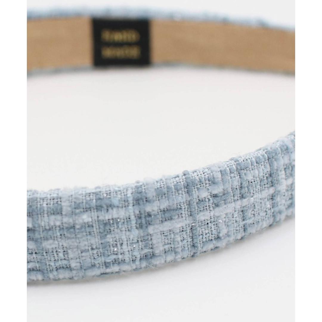 Rora カチューシャ 通販 ツイード 58532202 髪飾り ヘッドドレス 子供 女の子 フォーマル 可愛い おしゃれ 発表会 入園式 卒園式 入学式 子ども用アクセサリー ヘアアレンジ ヘアーアクセサリー ヘアアクセサリー キッズファッション ブルー フリー