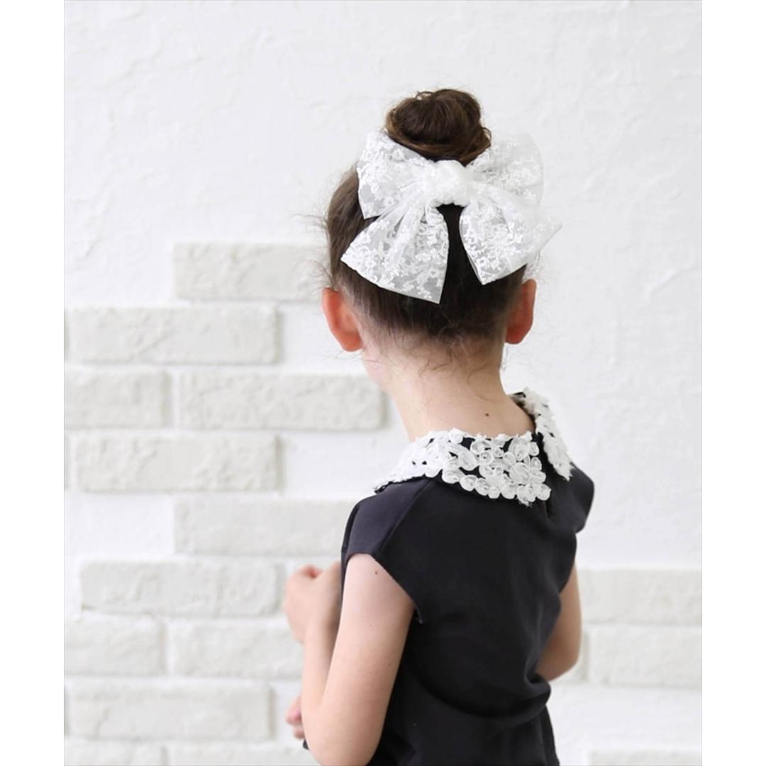 リボン バレッタ 大きい 通販 髪飾り 子供 子ども 女の子 おしゃれ かわいい オシャレ 可愛い 卒園式 入園式 入学式 卒業式 ピアノ発表会 七五三 結婚式 パーティー レース シンプル ヘアアレンジ ヘアーアクセサリー ヘアアクセサリー キッズファッション キナリ フリー