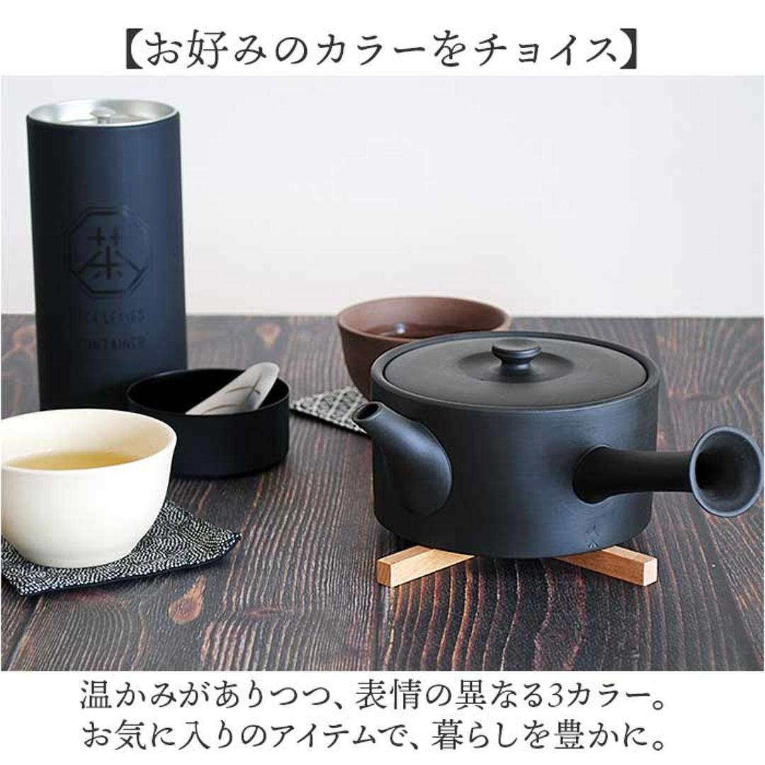 急須 平型 ロクサン 平型急須 通販 おしゃれ ティーポット 日本製 取っ手 お茶 かわいい ギフト きゅうす シンプル 茶器 ポット 贈り物 常滑焼 来客用 和モダン 和食器 オシャレ 台所用品 ティータイム ティーウェア WH ・