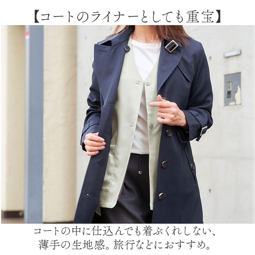 手ぶら ベスト レディース 通販 手ぶらベスト トップス 羽織り羽織 多機能ポケット 8ポケット BENNRI おしゃれ オシャレ 防犯対策 コートイン 旅行 レジャー お散歩 買い物 お出掛け おでかけ アウトドア コジット プレゼント ギフト ブラック S~Mサイズ