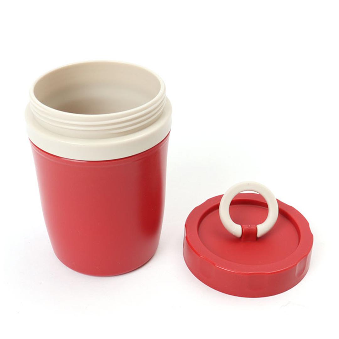 スープジャー 300ml 通販 二重構造 アクティブフードポット フードポット 小 スープポット フードジャー ランチジャー お弁当 電子レンジ キッチン用品 台所用品 おしゃれ シンプル ピクニック 日用品 プチギフト レッド ・