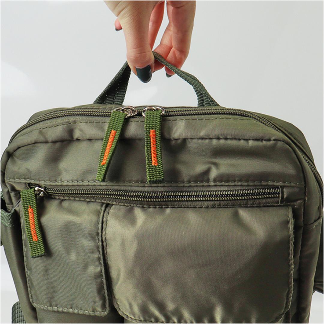 ウエストバッグ 大容量 通販 ウエストポーチ 仕事 ウェストポーチ ウェストバッグ バッグ バック 鞄 かばん カバン レディース メンズ 小物収納 ポケット A.O.T 3E81 エーオーティー 優美社 ナイロン 軽量 カジュアル シンプル おしゃれ カーキ ・