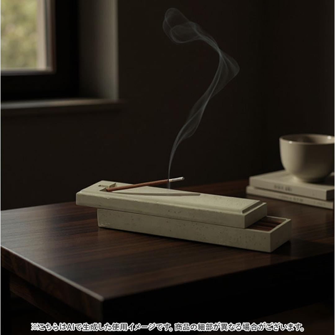 お香立て 横置き おしゃれ 通販 線香立て お香入れ お香たて お香立 インセンスホルダー Sサイズ 香炉 香台 soil ソイル リラックス 癒し スティック オシャレ アロマ お香 香り シンプル インテリア 贈り物 ギフト WHITE ・