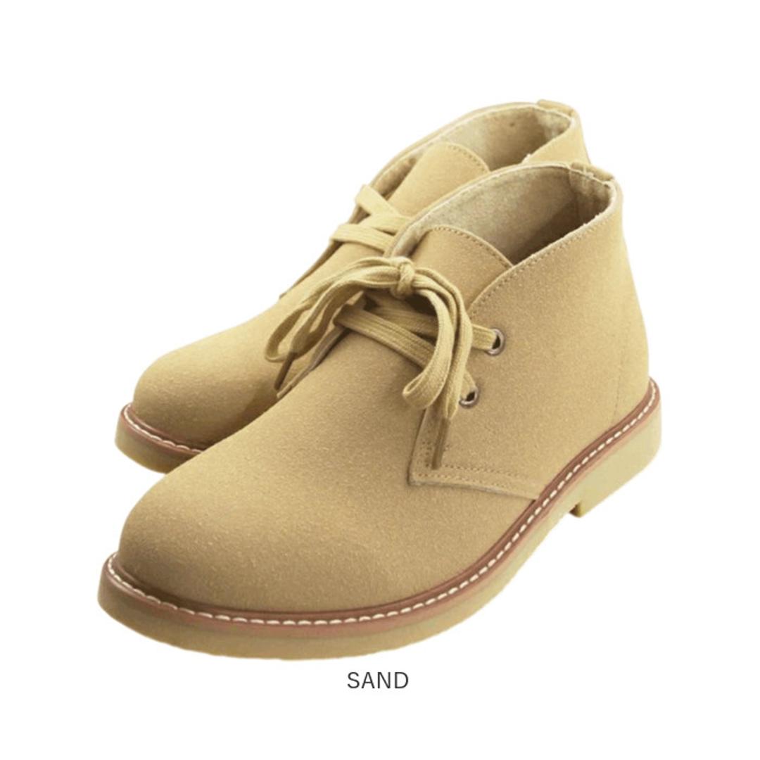 デザートブーツ レディース メンズ 通販 bullet jam BJ-8114 バレットジャム ショートブーツ ブーツ スウェード ミドルカットブーツ シューズ 靴 ブランド おしゃれ 冬 秋 ミッドカット カジュアル かわいい 婦人靴 紳士靴 フェイクレザー BK サイズ36