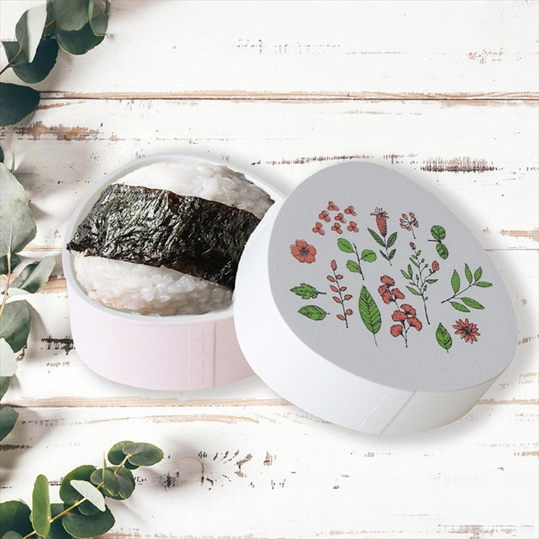 おにぎり 弁当箱 通販 日本製 わっぱ風 ランチボックス おにぎりケース わっぱ風弁当箱 おむすび ケース おにぎりランチケース おにぎり弁当 ランチケース デザートケース おしゃれ かわいい 1段 200ml 大人 女子 持ち運び お弁当グッズ 弁当用品 ピンク ・