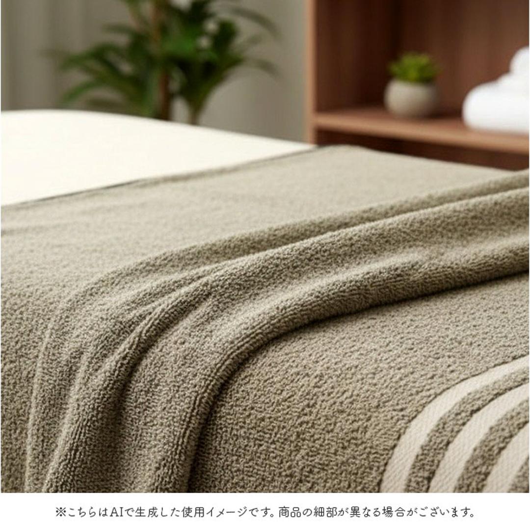 超大判バスタオル 通販 バスタオル 大判 ビッグバスタオル 大判バスタオル 大判タオル バス タオル 大きめ タオルケット タオルブランケット エステタオル 綿100% 吸水 速乾 100×180cm 贈り物 ギフト おしゃれ エッジライン/GR ・