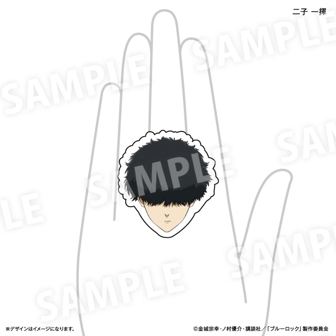 ブルーロック グッズ 通販 BLUELOCK ブルー ロック アクリルリング 指輪 キャラクター 顔 アクリル指輪 キャラ面 箱買い 全種類 box まとめ買い アニメ 漫画 コミック 推し活グッズ 推し活 推しグッズ レディースアクセサリー ブルーロック ・