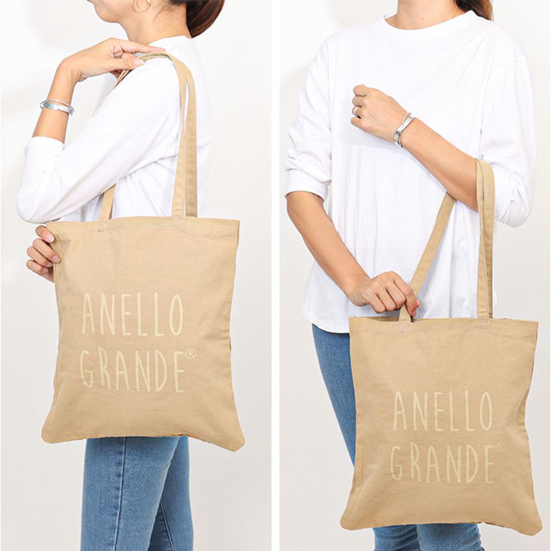 アネログランデ トート GIS1272 通販 anelloGRANDE トートバッグ トートバック レディース メンズ 大きめ A4 キャンバス 縦型 縦長 通勤 通学 おしゃれ シンプル かわいい ナチュラル ロゴ ブランド MUG マグ 男女兼用バッグ BE.ベージュ ・