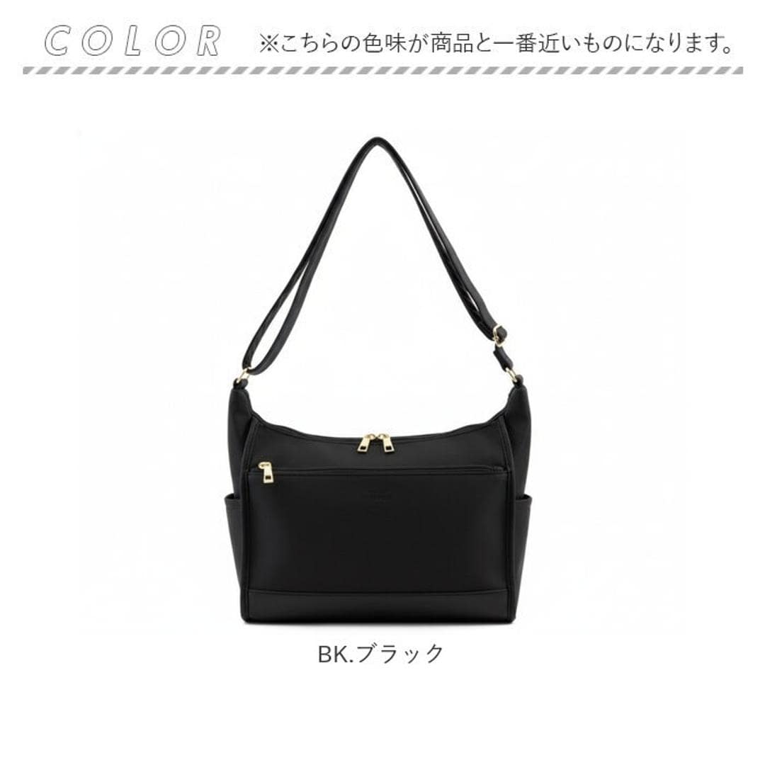 anello GRANDE アネログランデ ショルダーバッグ GTM1022 通販 ショルダーバック 斜めがけバッグ レディース メンズ 大人 サブバッグ 小さめ 通勤 おしゃれ きれいめ シンプル 10ポケット 合成皮革 NEO CABIN レディースバッグ BK.ブラック ・