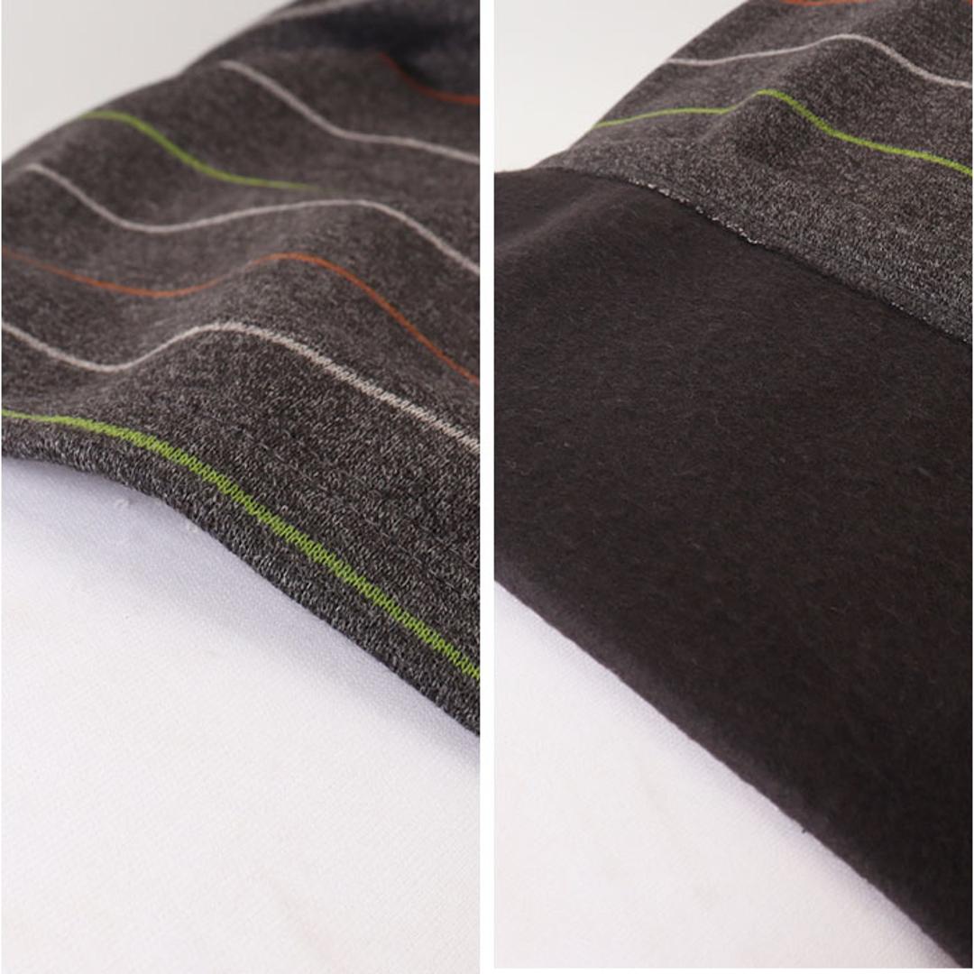 ポロシャツ 長袖 メンズ 通販 シャツ メンズシャツ トップス おしゃれ 長袖シャツ カジュアルシャツ カジュアル 長袖ポロシャツ ボーダーポロシャツ ボーダー HUNTINGTON CLUB ハンティントンクラブ 胸ポケット付き シニア 紳士 オシャレ ボーダー柄/チャコール Mサイズ