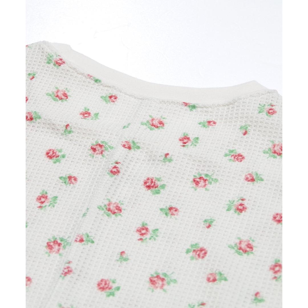 JEMORGAN サーマル レディース 通販 ジェーイーモーガン JD071-59S 切替ロンT ワッフル ロンT Tシャツ 長袖Tシャツ カットソー 長袖 トップス ワッフル生地 パック入り おしゃれ シンプル レディースファッション ピンク ・