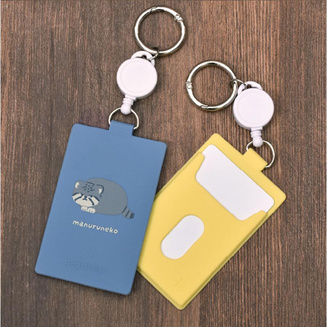 パスケース リール付き 通販 カードケース 定期入れ ICカードケース 定期ケース カラビナ付き シリコンパスケース リールコード付き 水洗い可 かわいい おしゃれ 通勤 通学 レディース 大人 洗える 高校生 小学生 社員証 贈り物 ギフト スナネコ ・