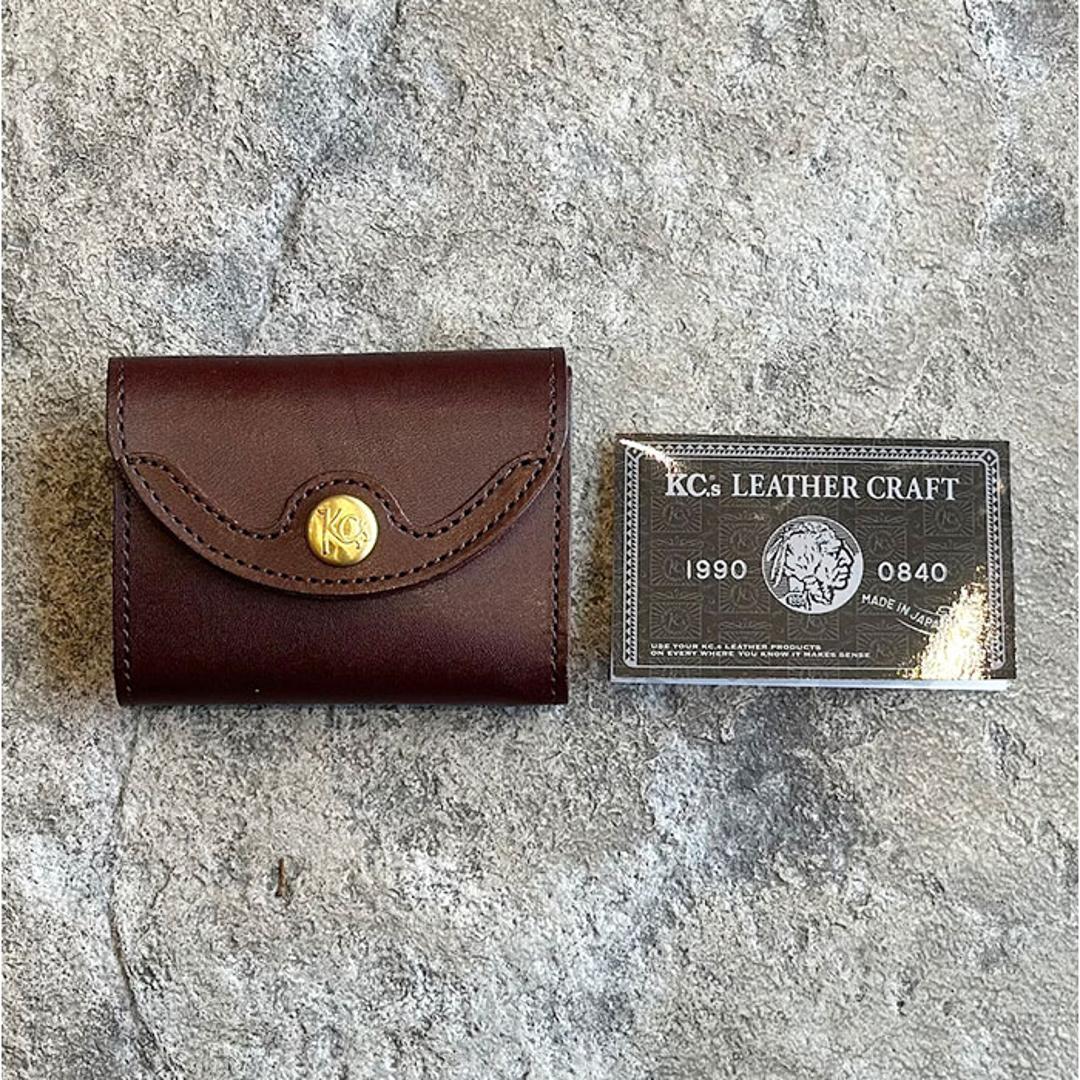 三つ折り財布 メンズ 通販 日本製 財布 さいふ 栃木レザー お札入れ カード入れ ブランド 革製品 レザーグッズ レザークラフト かっこいい おしゃれ 男性 コンパクト シンプル 卒業 就職祝い 誕生日 お祝い KC,s ケイシイズ ギフト プレゼント タン ・